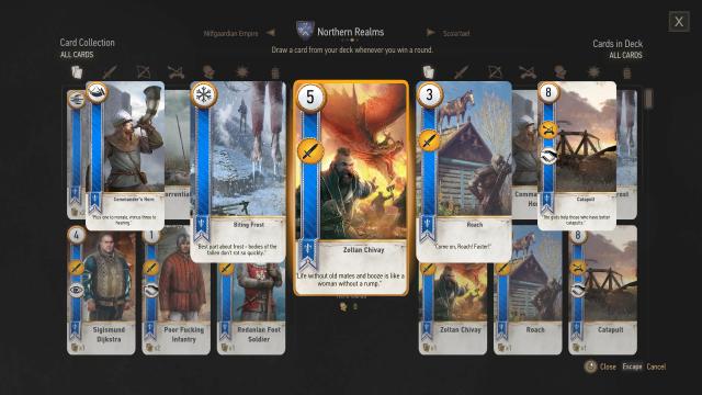 Upscaled UI - Gwent - Next Gen для The Witcher 3 Next Gen
