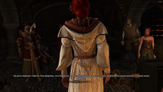 4K White Hood for Triss для The Witcher 3 Next Gen