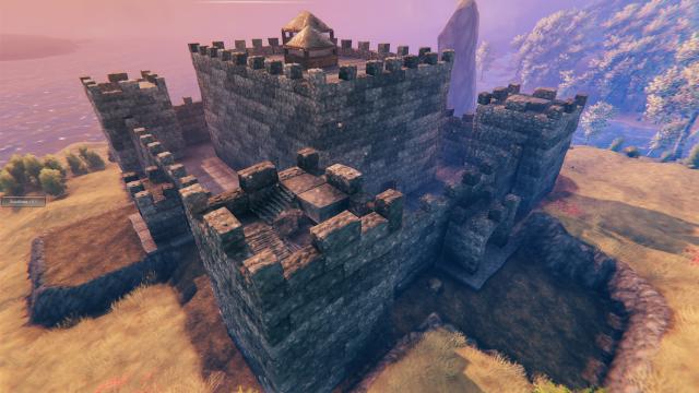 Каменный замок / Rooty's Stone Castle для Valheim