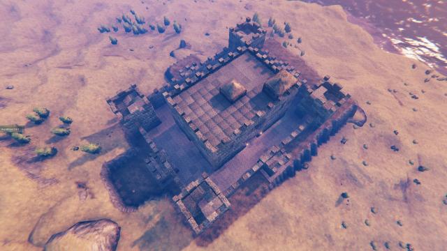 Каменный замок / Rooty's Stone Castle для Valheim