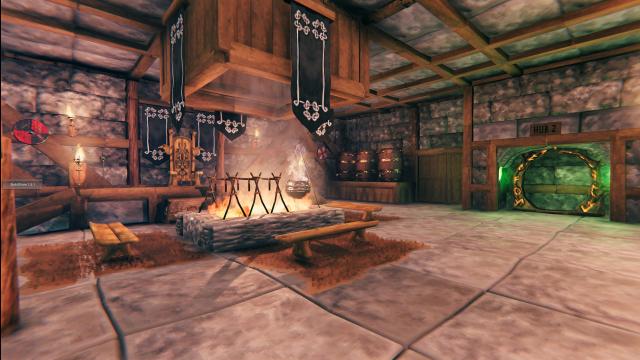 Каменный замок / Rooty's Stone Castle для Valheim