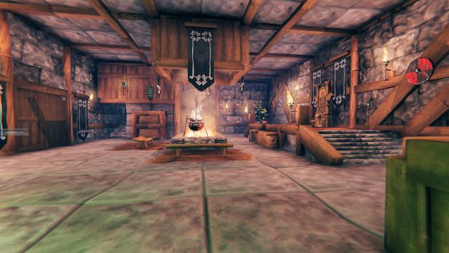 Каменный замок / Rooty's Stone Castle для Valheim