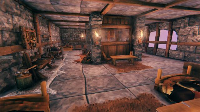 Каменный замок / Rooty's Stone Castle для Valheim