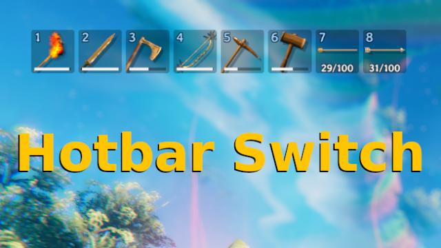 Зміна смужки швидкого доступу / Hotbar Switch