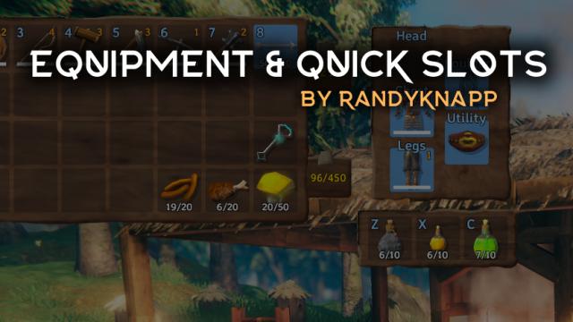 Слоти екіпірування та швидкого доступу / Equipment and Quick Slots