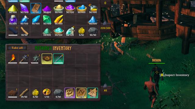 Оглянути чужий інвентар / Inspect Inventory для Valheim