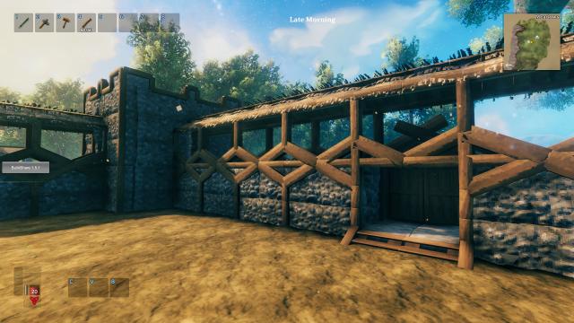 Кам'яна арена / Frode's Stone Wall для Valheim