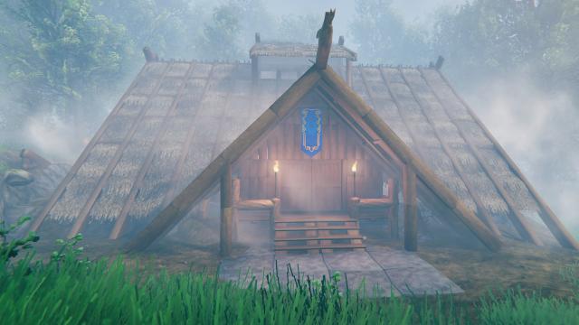 Довгий будинок на 4 особи / 4 Person Longhouse для Valheim