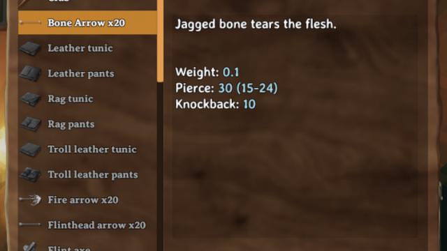 Кістяні стріли / Bone Arrows для Valheim