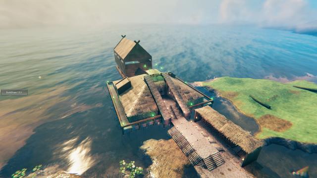 База-піраміда / Pyramid On Water Base Vbuild для Valheim