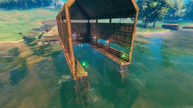 База-піраміда / Pyramid On Water Base Vbuild для Valheim