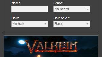 Редактор персонажей / Valheim Character Editor