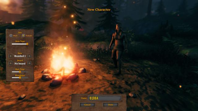 Редактирование персонажа / Character Edit Button для Valheim