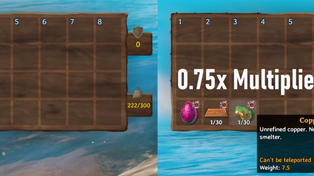Регулировка веса руды / Ore Weight Adjust