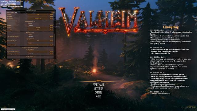 Configuration Manager для Valheim