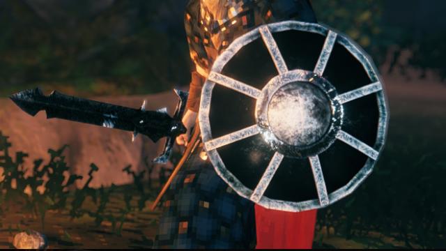 Реплейсер железного меча и деревянного щита / Weapon replacer - Iron Sword and Wood Shield для Valheim