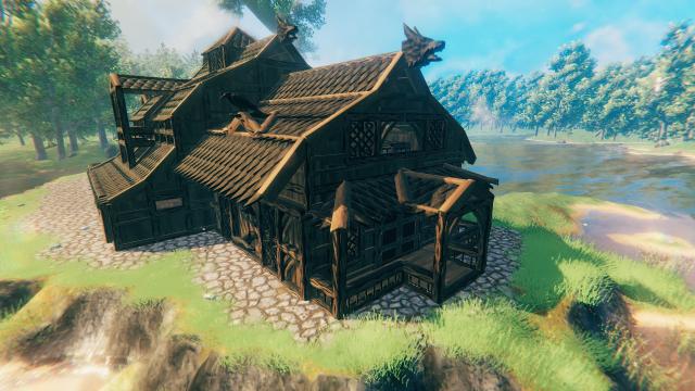 Hel's Longhouse для Valheim