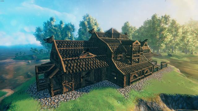 Hel's Longhouse для Valheim