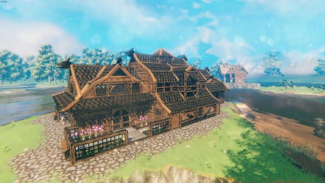 Hel's Longhouse для Valheim