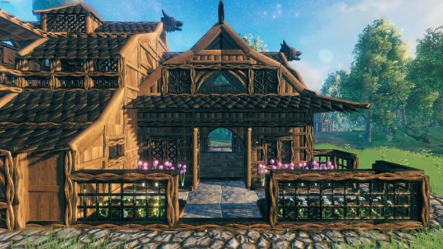 Hel's Longhouse для Valheim