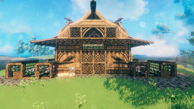 Hel's Longhouse для Valheim