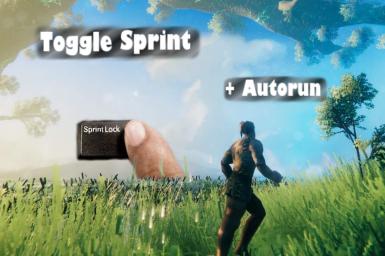 Автоматичний біг / Toggle Sprint для Valheim