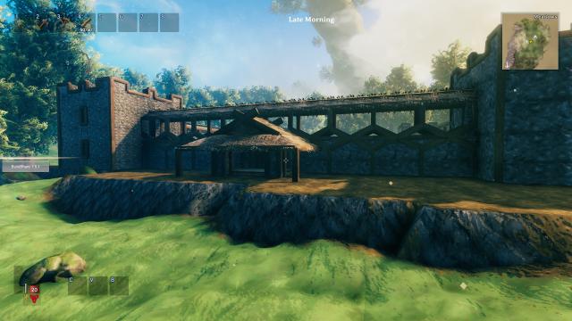 Каменная арена / Frode's Stone Wall для Valheim