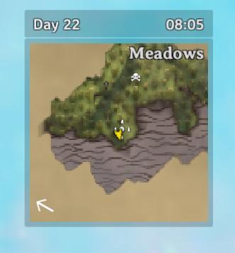 Время и день / Display Day and Time in HUD для Valheim