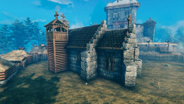 Средневековая церковь / Medieval Church для Valheim