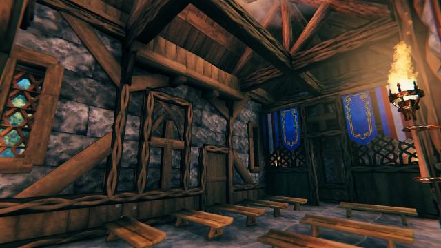 Средневековая церковь / Medieval Church для Valheim