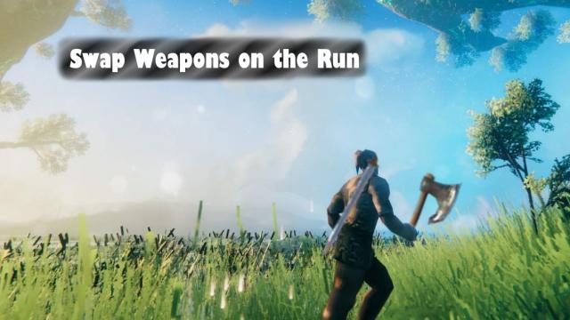 Змінюємо спорядження під час бігу / Swap Weapons on the Run для Valheim