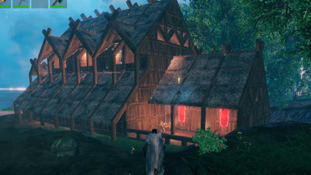 Longhouse for vikings for Valheim