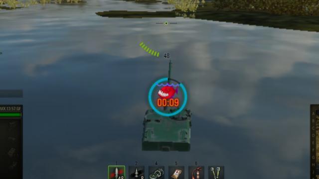 Підводний таймер іконки / UnderWater Timer для World Of Tanks